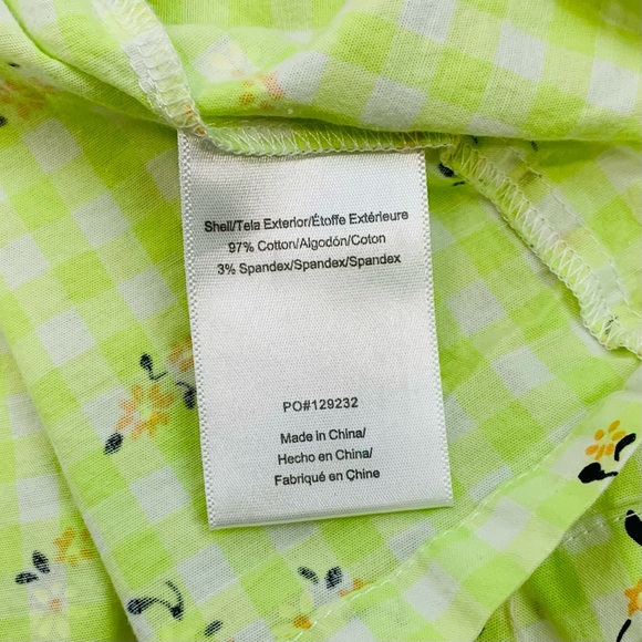 ModCloth Women Plus Size 4X Short Sleeve Blouse Pullover Floral Check Boho - Picture 8 of 9